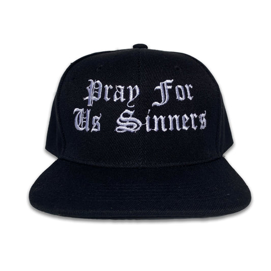Pray For Us  Sinners - Black